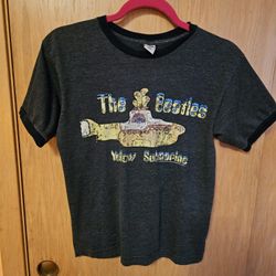 Vintage Beatles Tee T-Shirt Yellow Submarine 