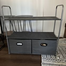 Entryway Shoe Rack with Storage Bins