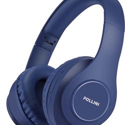 Bluetooth Headphones Wireless, 40H Playtime Foldable Over Ear Headphones with Microphone, Deep Bass Stereo Headset with Soft Memory-Protein Earmuffs f