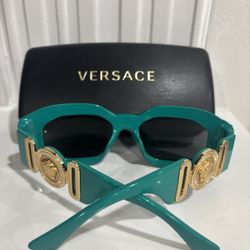 Teal Versace Sunglasses