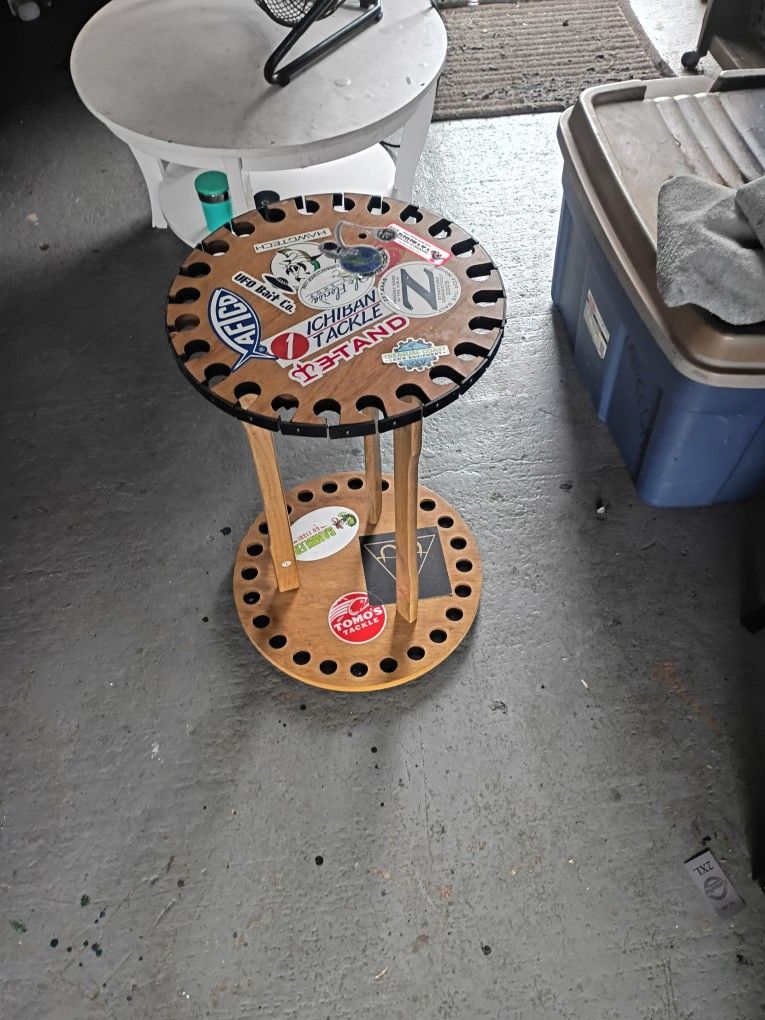 fishing rod holder for man cave