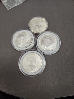 One ounce silver