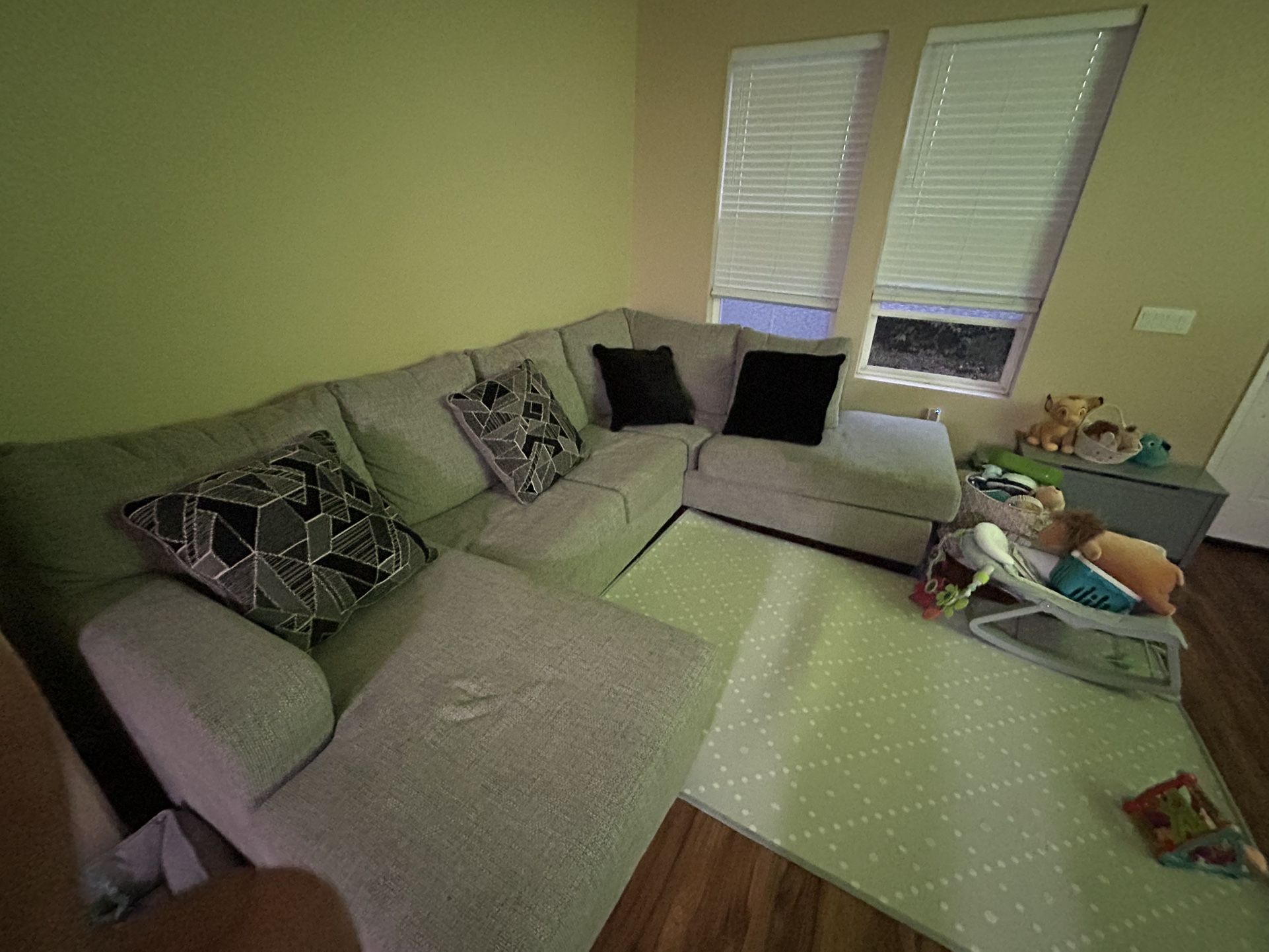 Sectional Gray Couch
