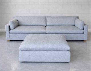 RH Sofa and Ottoman