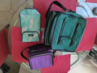 Set of three insulated containers! PackIt freezable lunch bags