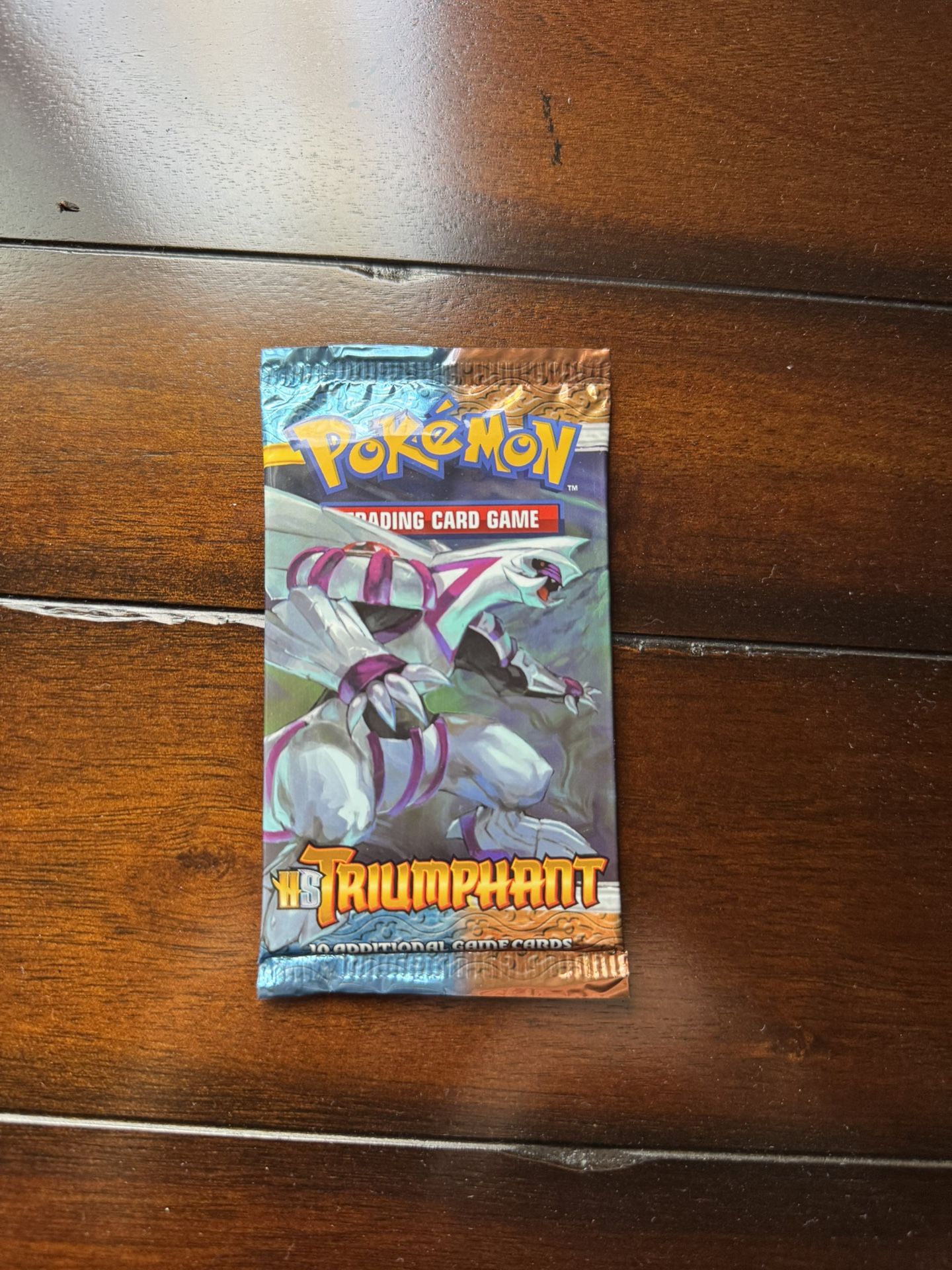Pokemon "HGSS Triumphant" 10-Card Sealed Booster Pack (Palkia)
