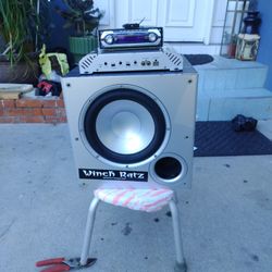 Pool Audio P S W 10  Subwoofer 10  American Pro Basis Vs 1405 An Ampliy500 Watt Sony  DSX M55Bt 