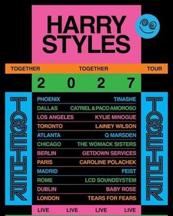 Harry Styles Pasadena 4/30 2 Tickets