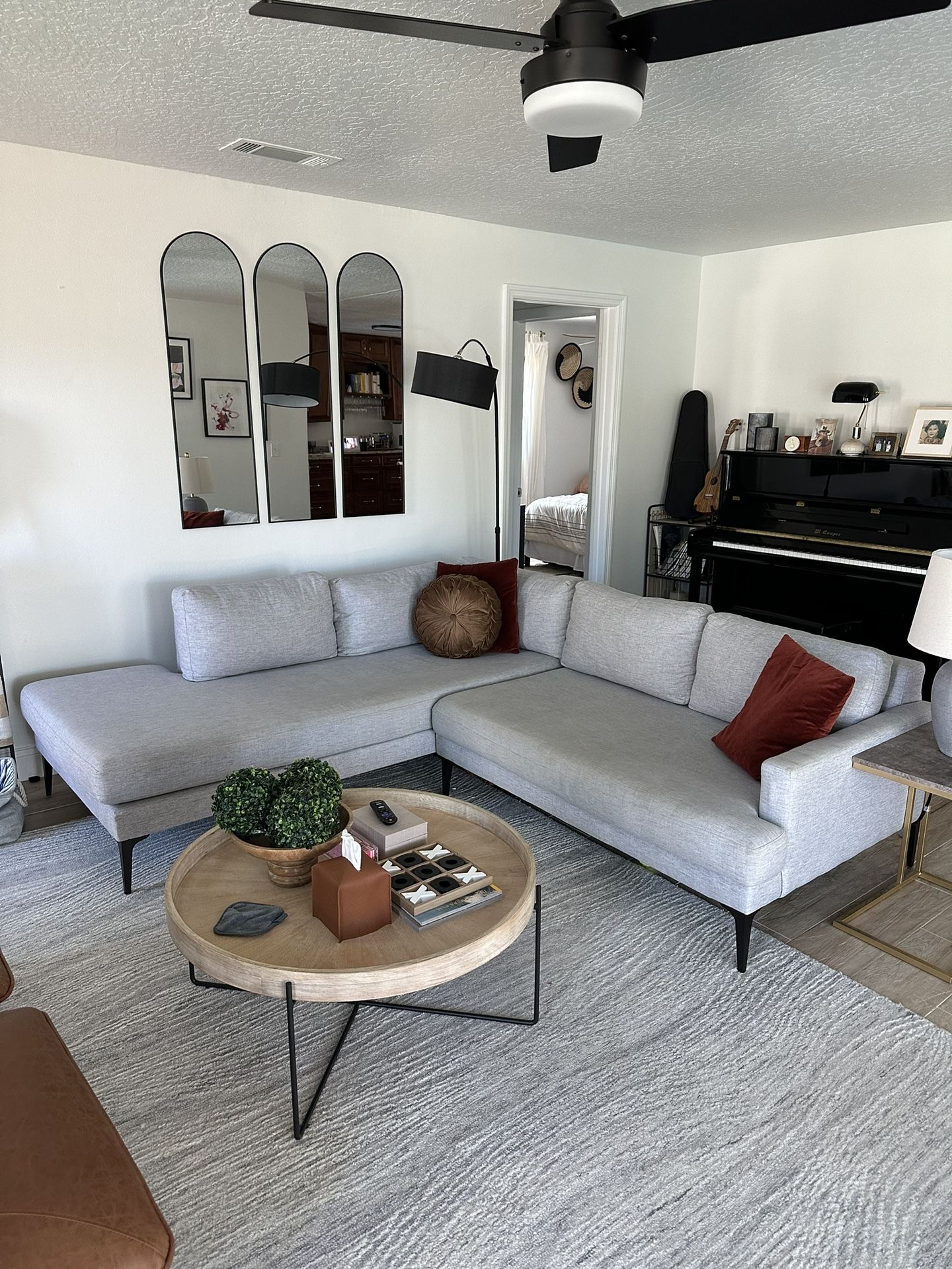 West Elm Chaise Sectional