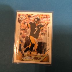 2015 Score #12 Ben Roethlisberger Steelers NM-MT Firm Only $2 