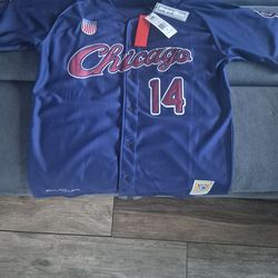 Chicago American Giants Negro League Baseball Jersey (Navy)