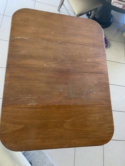 Vintage 1937 Wood Table —-$55 Thumbnail