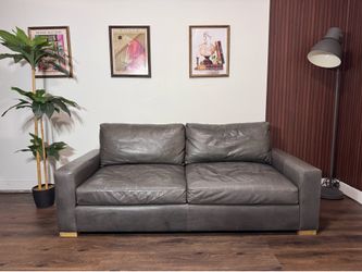 Restoration Hardware Leather Couch