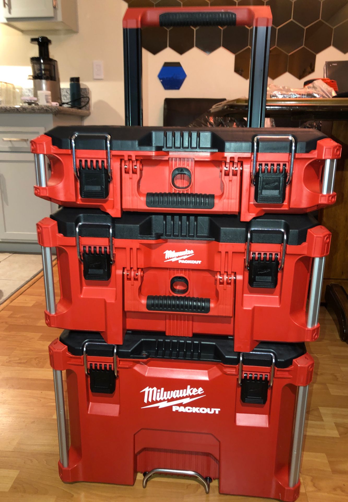 Milwaukee Packout Portable Tool-Box Storage Rolling-Wheeled Cart Chest Organizer BRAND NEW!