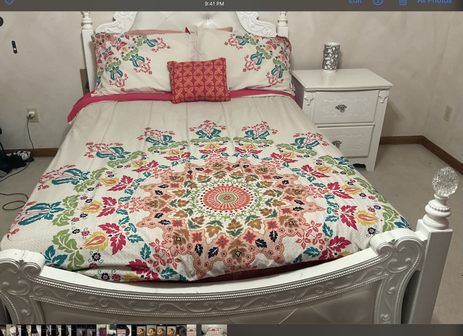 3 Pieces Full Size Bed Room Set