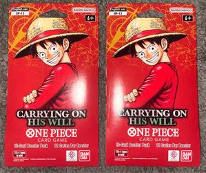 x2 One Piece OP 13 Booster Packs