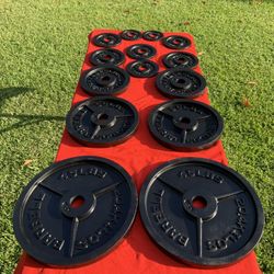 Full Matching Set Of Olympic Weight Plates