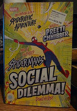 MARVEL SPIDERMAN'S SOCIAL DILEMMA HC + DJ $5 ONLY