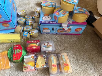 Squishy Toy Lot – Mixed Styles and Brands