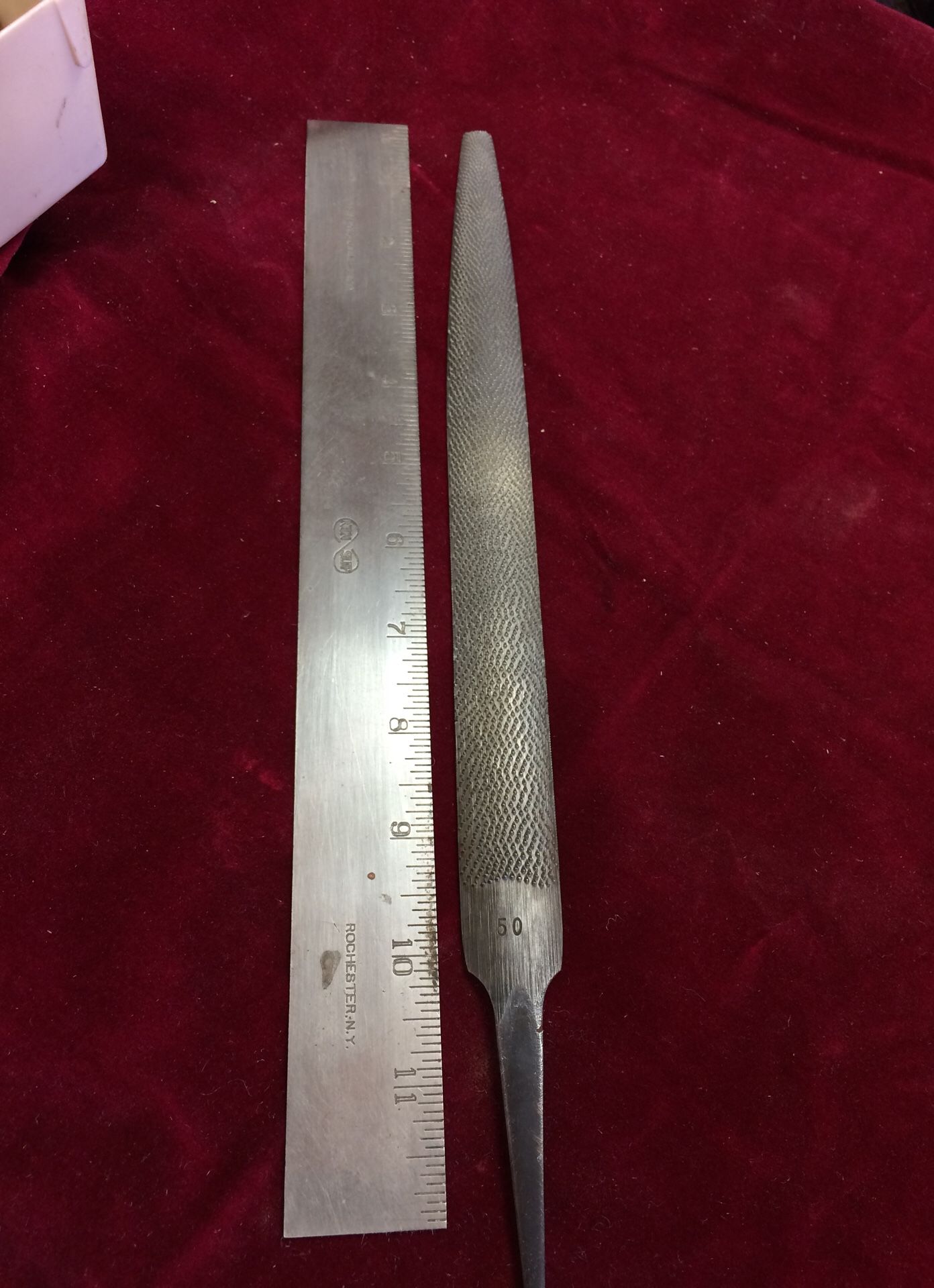 Rare! Vintage Nicholson 10” #50 Cabinet Rasp File