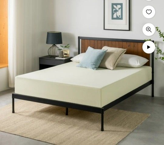 Zinus 10 Inch Queen Cooling Essential Memory Foam Mattress [NewVersion] Fiberglass Free Medium Feel Breathable Cooling Layers Certified Safe Mater