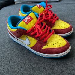 Nike Dunk Low SB “Bart Simpson” Size 9.5 