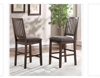 Steve Silver Yorktown 24 in. H Espresso Counter Chair (Set of 2)