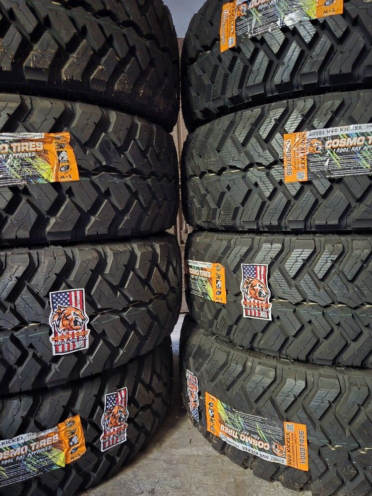 (4) 37x13.50r20 Cosmo Tires 37 13.5 20 Inch 12-ply F Rated 