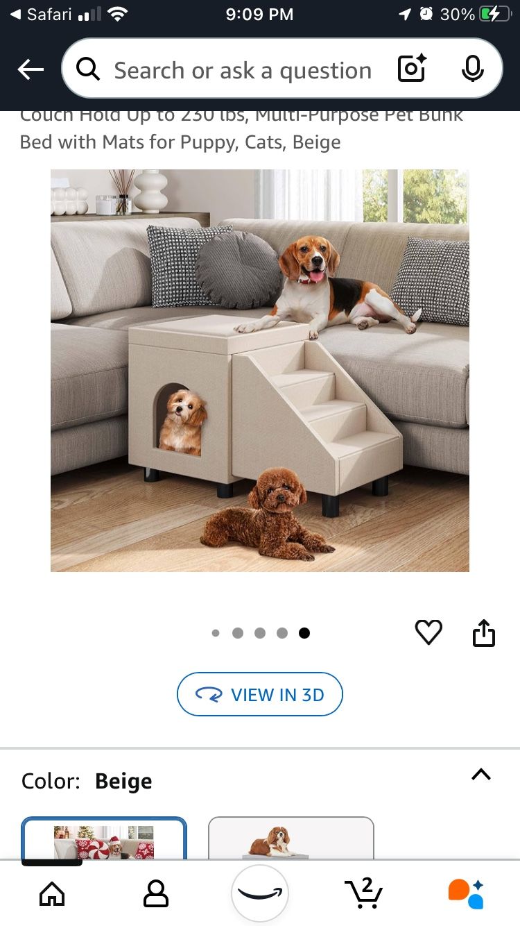 Foldable Dog Stairs Or Cat