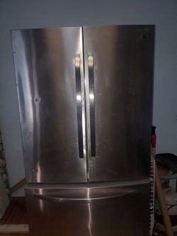 Kenmore double door fridge with bottom freezer