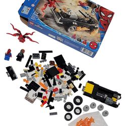 LEGO 76173 Super Heroes Spider-Man and Ghost Rider vs. Carnage Kids Building Toys Box No Manual
