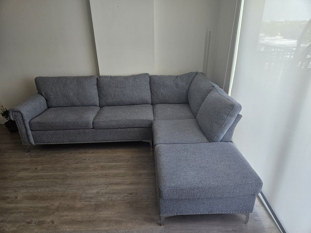 Grey Corner Couch