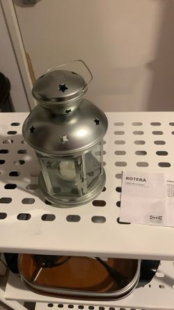 IKEA ROTERA Tea Light Lantern Silver