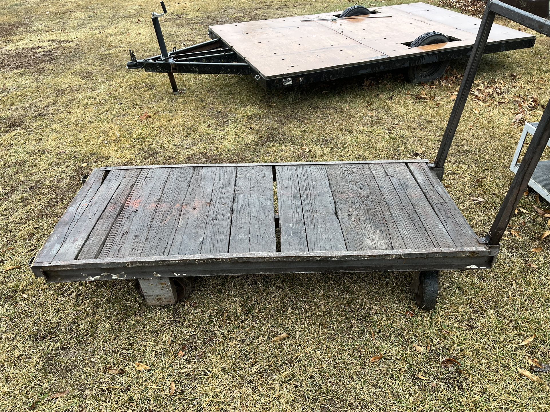 Old Industrial Factory Cart