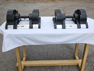 Core Fitness Adjustable Dumbbell Weight Set by Affordable Dumbbells
