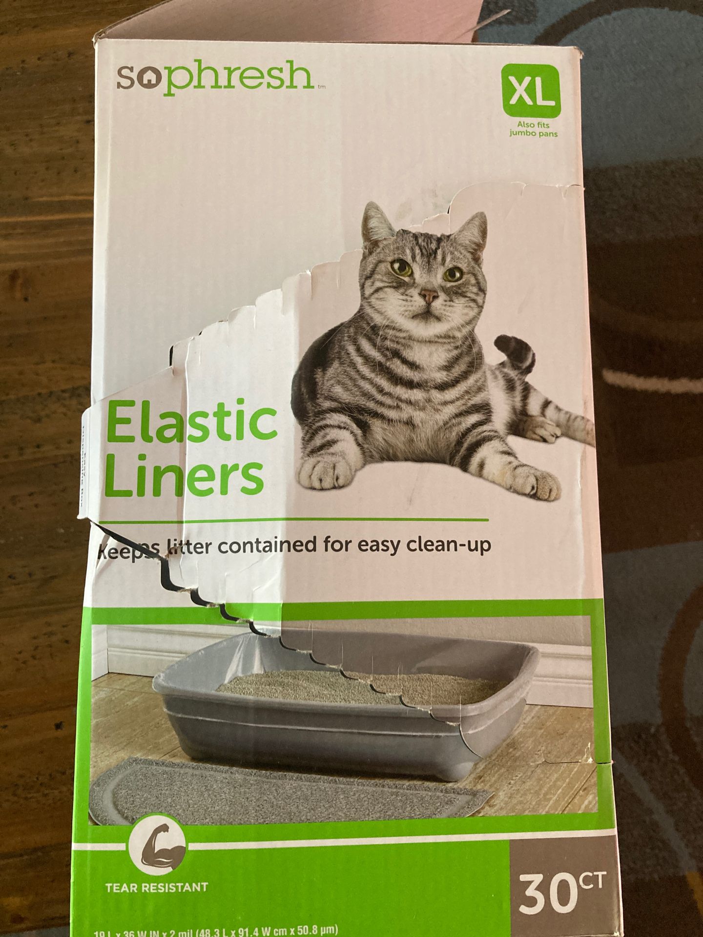 Sophresh elastic kitty litter liners