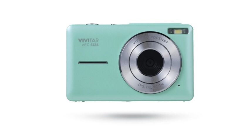Vivitar Popsnap Digital Camera 1080 HD Aqua Vec S124 44MP 16 X