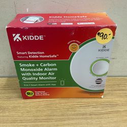 KIDDE SMART DETECTION SMOKE+CARBON MONOXIDE ALARM WITH INDOOR AIR QUALITY MONITOR.
