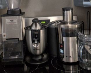 Waring Pro Ice Crusher, Eurolux Citrus Juicer & Breville Juicer Fountain Multi-Speed