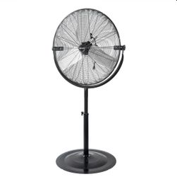 30-in High Velocity Indoor Pedestal Fan, in Black