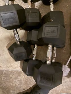 Dumbbells 75 & 80 lb sets ($1 per pound)