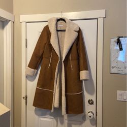 Suede And Sherpa Cot