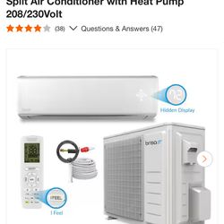 Brand New Boreal Brisa 1.5 Ton Mini Split AC & Heat Pump – Smart & Energy Efficient