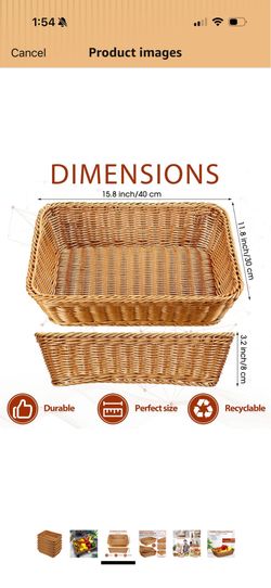 Bread basket 6 pcs