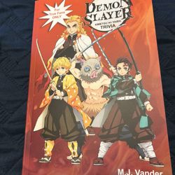 Demon Slayer Anime Trivia Book - Perfect Condition 