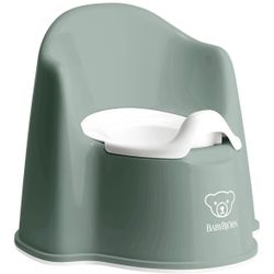 BabyBjörn Potty Chair, Deep green/White