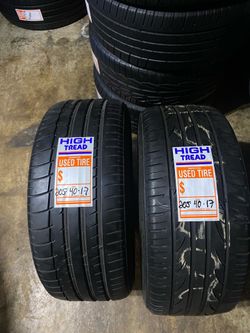 Single tire each $65 205/40/17