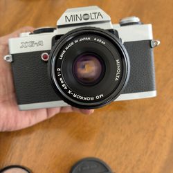 Vintage Minolta film camera
