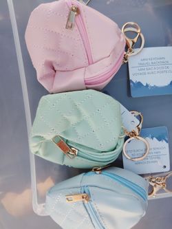 Mini backpack keychains