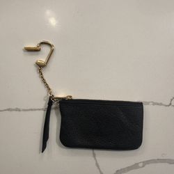Black LV Key Pouch